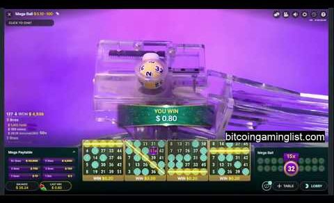 BIG WINS Playing Mega Ball From Evolution Gaming LIVE – Crypto Casino Games