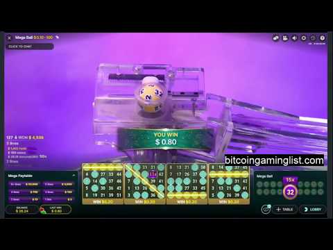 BIG WINS Playing Mega Ball From Evolution Gaming LIVE – Crypto Casino Games