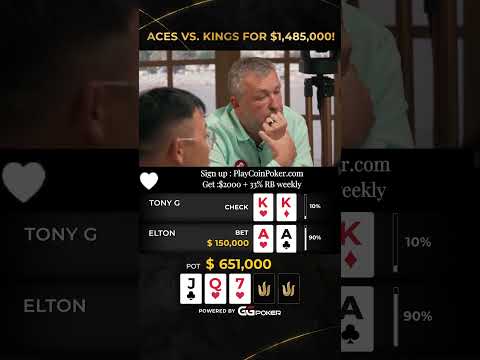 $1M4 POT : ACES VS KINGS – Poker Vlog