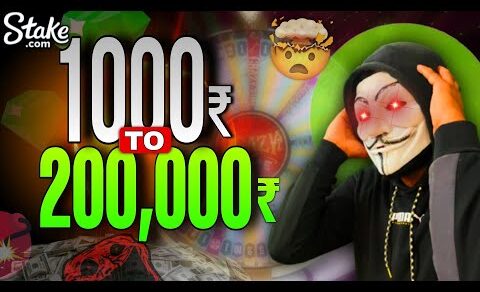 1k₹ To 200k In Just 1 Bet On Stake ! 😱 | Crazy Time | Stake India | Free 21$ Bonus Code