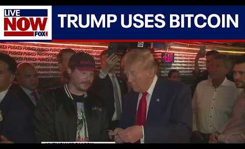 Bitcoin Bar: Trump meets with supporters and uses crypto currency for first time