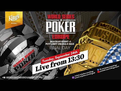 🏆 WSOPE: Final Table of €550 WSOP Europe PLO 8-Max Event #2 live from King’s Resort 👑