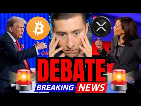 TRUMP vs HARRIS DEBATE LIVE🔴BITCOIN CRYPTO NEWS!