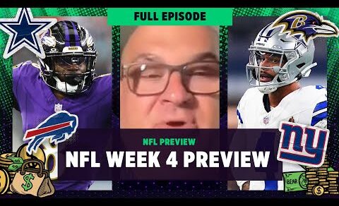 NFL Week 4 Preview: Cowboys vs Giants, Bills vs Ravens & Coach of the Year Race | Bear Bets