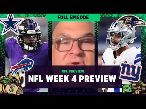 NFL Week 4 Preview: Cowboys vs Giants, Bills vs Ravens & Coach of the Year Race | Bear Bets