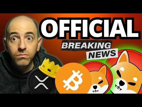 BREAKING CRYPTO NEWS! CONGRATULATIONS IT’S OFFICIAL! (SHIBA INU COIN, BITCOIN,XRP)