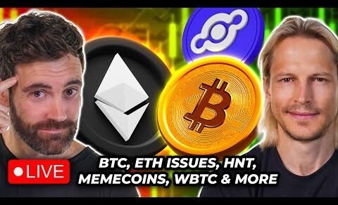 Crypto News: Bitcoin, ETH Issues, Macro, WBTC FUD, Memecoins, HNT & MORE!