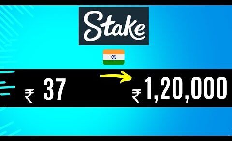 TURNED 37 RS INTO 1,20,000 RS IN STAKE 😮🤑 ALL IN ONE ! STAKE GAME CHALLENG