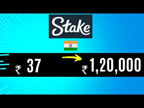 TURNED 37 RS INTO 1,20,000 RS IN STAKE 😮🤑 ALL IN ONE ! STAKE GAME CHALLENG