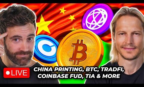 Crypto News: Bitcoin, China Pumping, Coinbase FUD, TIA, ENA & More!