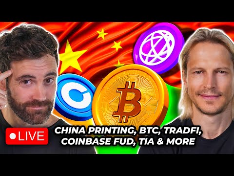 Crypto News: Bitcoin, China Pumping, Coinbase FUD, TIA, ENA & More!