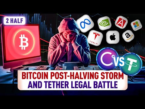 Crypto news! 🚀 Bitcoin Post-Halving Storm, Mining Revenue, Tether legal battle