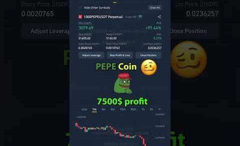 Pepe Coin 🥴 #pepe #pepecoin #trading #money #prediction #crypto #profit #cryptocurrency #shorts