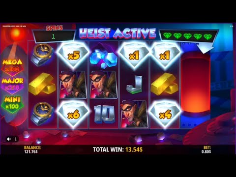 Casino Rocket Review – New iSoftbet Diamond Heist Slots Game –  Respins Bonus Feature