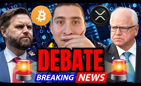 VP DEBATE CRYPTO LIVE!🔴BITCOIN, XRP, SHIBA INU COIN NEWS