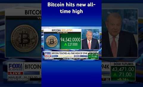 Bitcoin goes to the moon, hits all-time high of $94,000 #shorts