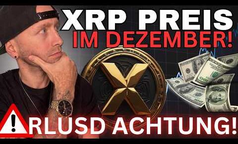 XRP NEWS💥BREAKING💥$RLUSD UPDATE❗XRP PREIS DEZEMBER🤯Ripple unter Druck! XRP Ausblick für 2025! (2024)