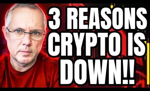 3 REASONS THE CRYPTO MARKET IS DOWN TODAY! BREAKING CRYPTO NEWS!