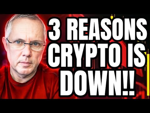 3 REASONS THE CRYPTO MARKET IS DOWN TODAY! BREAKING CRYPTO NEWS!